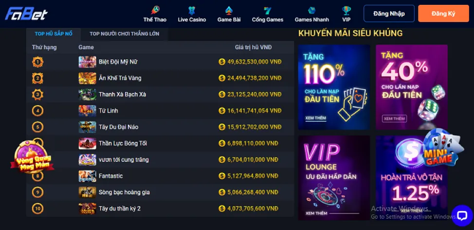 Khuyến mãi chào mừng win8